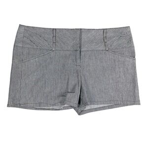 Joe Benbasset Striped High Waist Shorts Pockets‎ Career Casual Size 8
